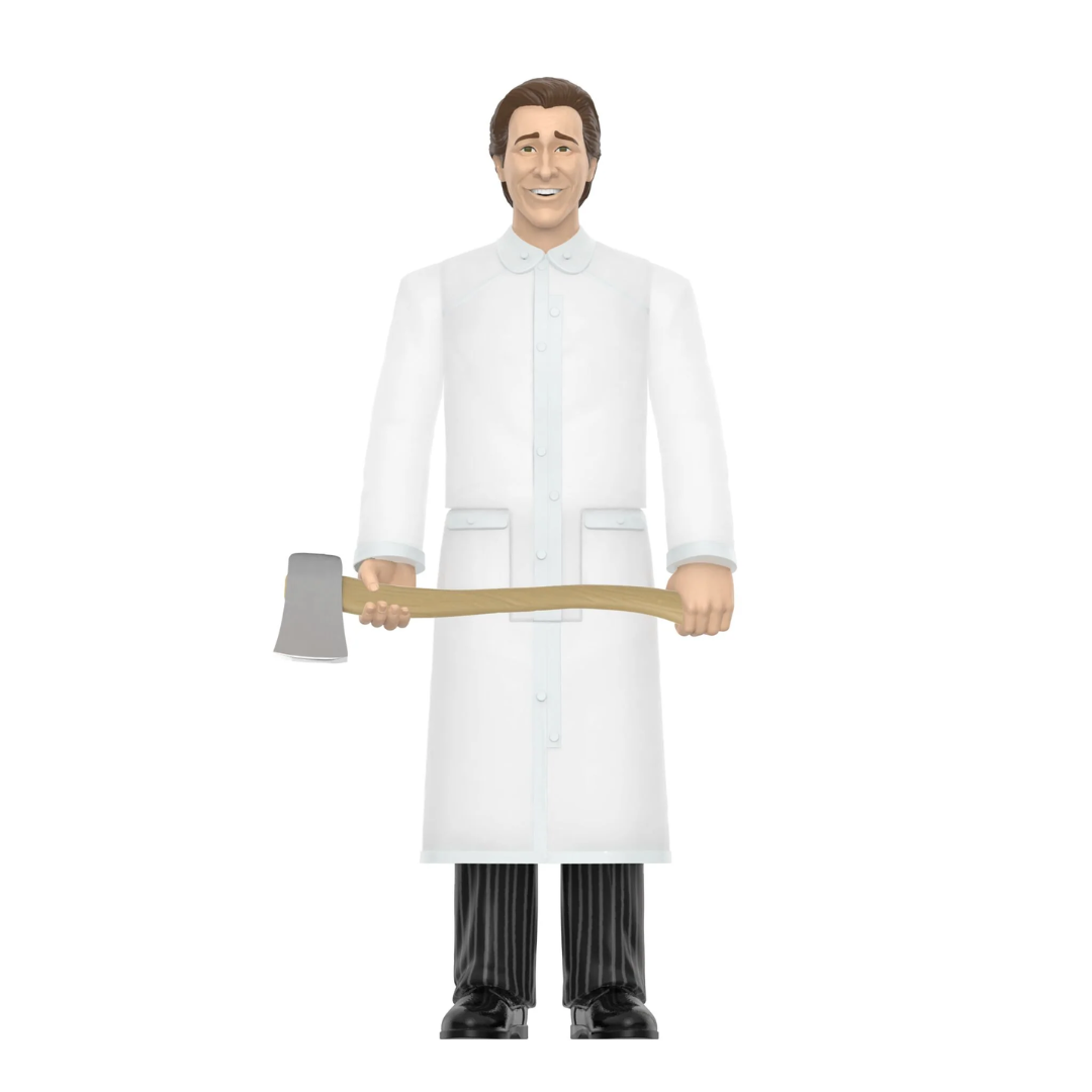 AMERICAN PSYCHO -  PATRICK BATEMAN (RAINCOAT)- REACTION FIGURE WAVE 01