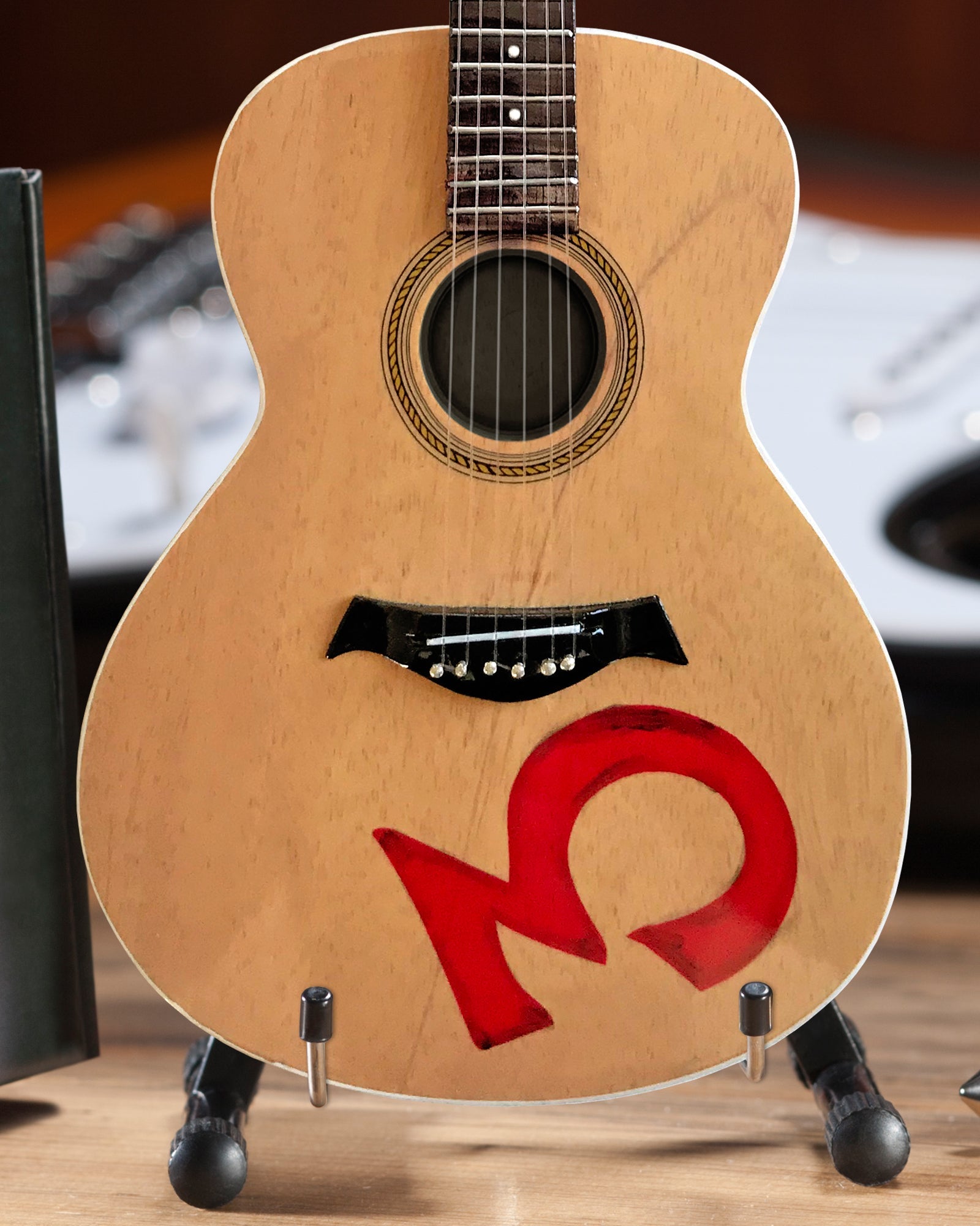 OFFICIALLY LICENSED THIRD EYE BLIND STEPHAN JENKINS MINIATURE ACOUSTIC GUITAR MODEL
