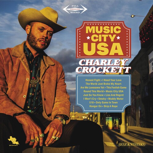 CHARLEY CROCKETT 'MUSIC CITY USA' LP