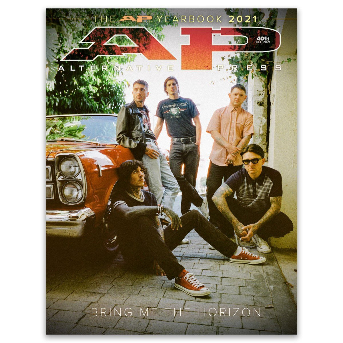 Bring Me The Horizon - Alternative Press Magazine Issue 401 - December 2021 - Version 1 New Gen Magazine Alternative Press