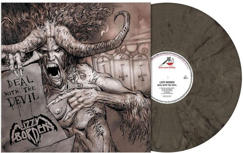 LIZZY BORDEN 'DEAL WITH THE DEVIL' LP (Clear Warm Grey Marbled Vinyl)