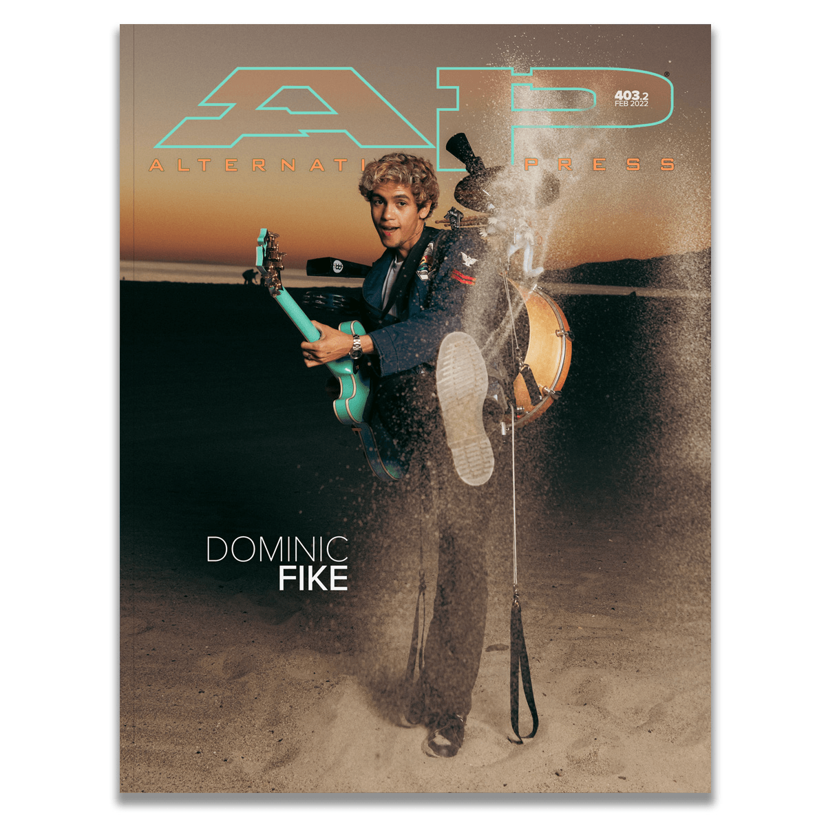 Dominic Fike - Alternative Press Magazine Issue 403 - February 2022 - Version 2 New Gen Magazine Alternative Press
