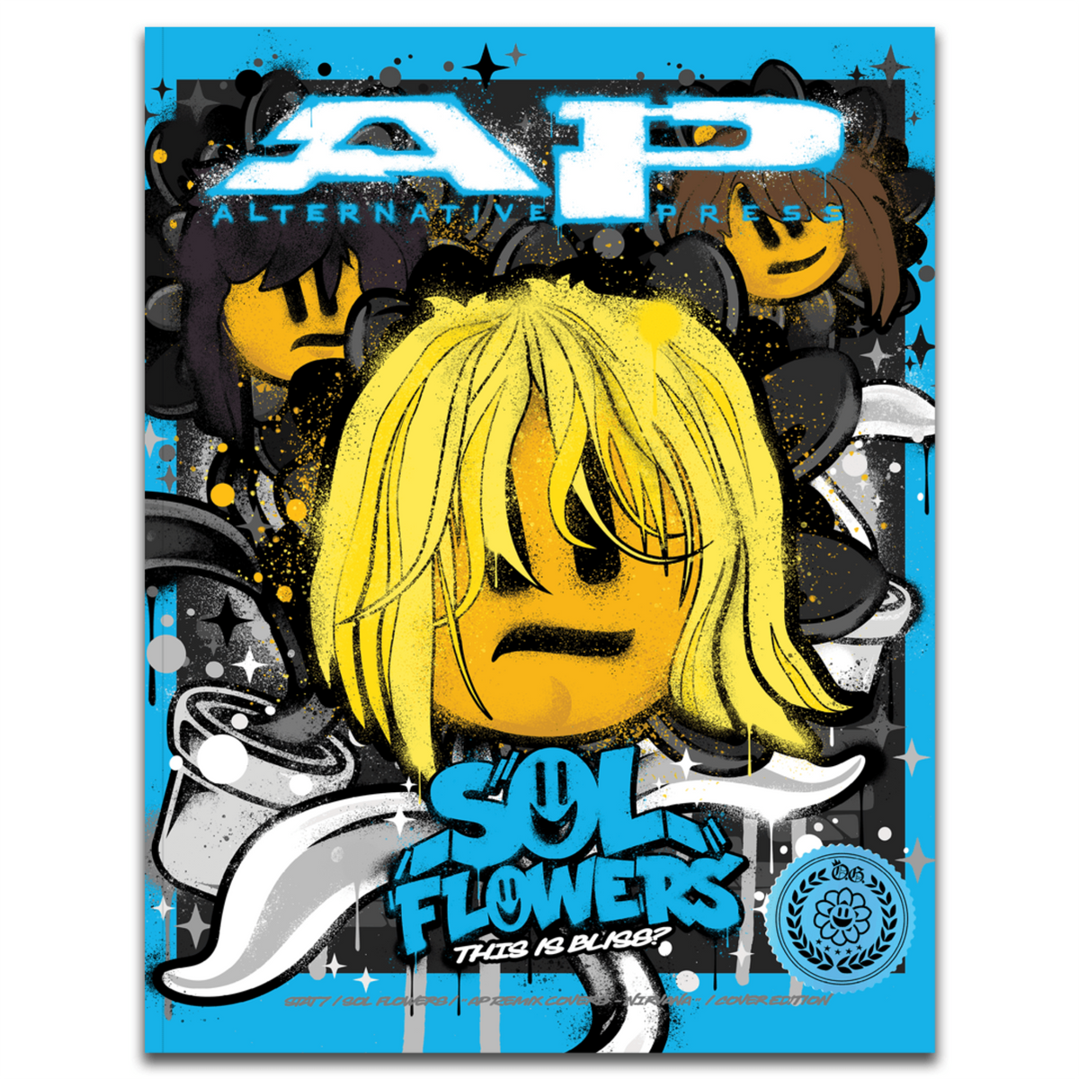 Sol Flowers: Nirvana - Alternative Press Magazine Issue #405.4 - April 2022 New Gen Magazine Alternative Press