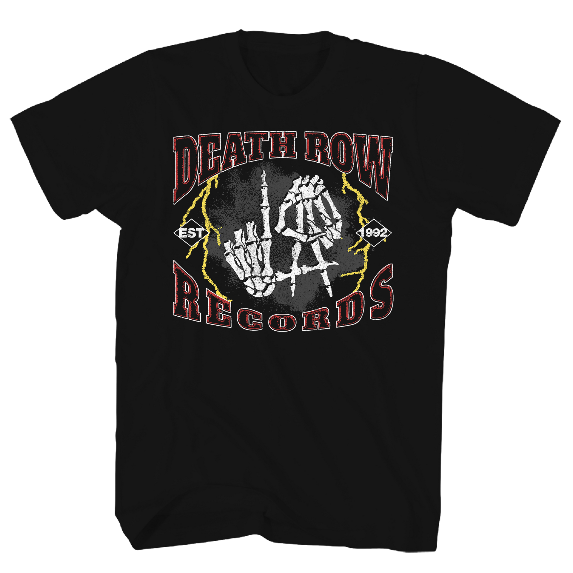 DEATH ROW RECORDS DEATH ROW LA BLACK T-SHIRT/S