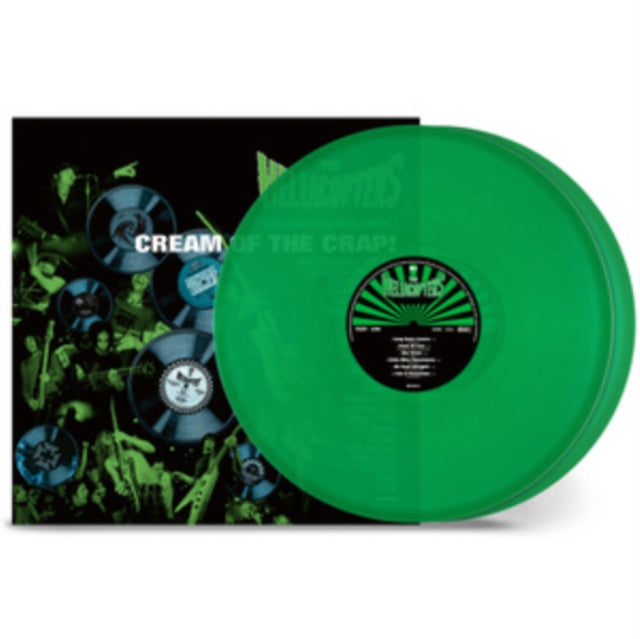 THE HELLACOPTERS 'CREAM OF THE CRAP! COLLECTED NON-ALBUM WORKS VOLUME 3' 2LP (Transparent Green Vinyl)