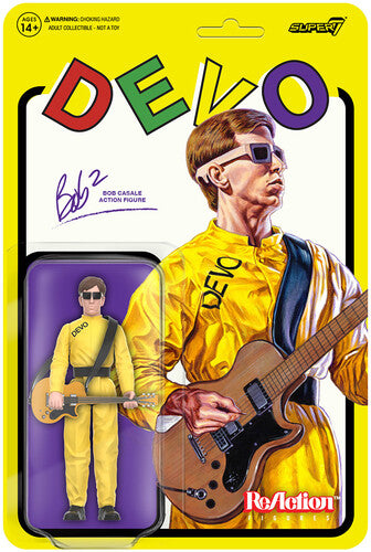 DEVO - BOB CASALE 'SATISFACTION' REACTION ACTION FIGURE BOX