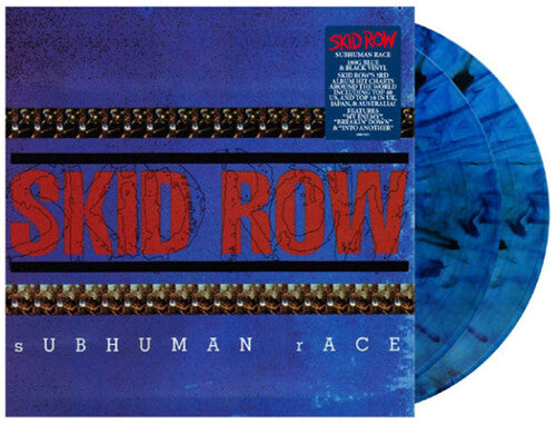 SKID ROW 'SUBHUMAN RACE' 2LP (Blue, Black Marble Vinyl)