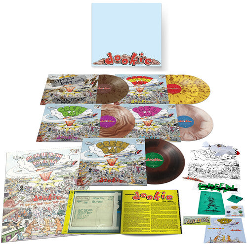 GREEN DAY 'DOOKIE' LP BOX SET (30th Anniversary Deluxe Edition, Brown & Colored Vinyl)