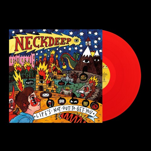 NECK DEEP 'LIFE'S NOT OUT TO GET YOU' LP (Blood Red Vinyl)