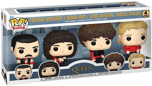 QUEEN RADIO GAGA 4 PACK SET FUNKO POP! ROCKS FIGURE