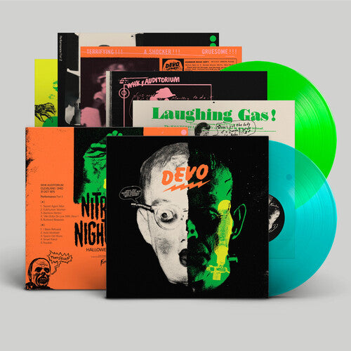 DEVO 'NITROUS NIGHTMARE HALLOWEEN LIVE '75' 2LP (Cool Ghoul Color Vinyl)