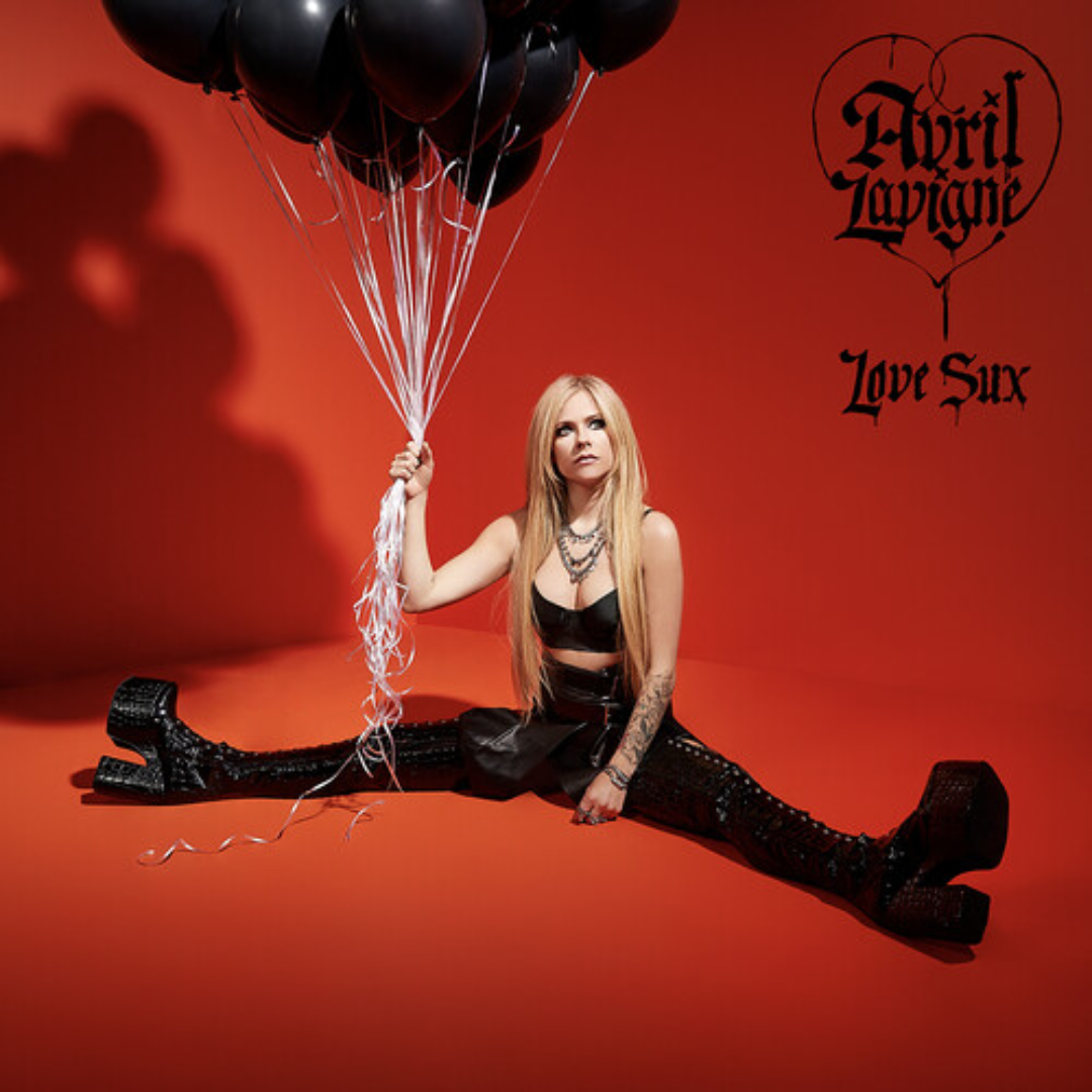 AVRIL LAVIGNE 'LOVE SUX' LP (Transparent Red Vinyl)