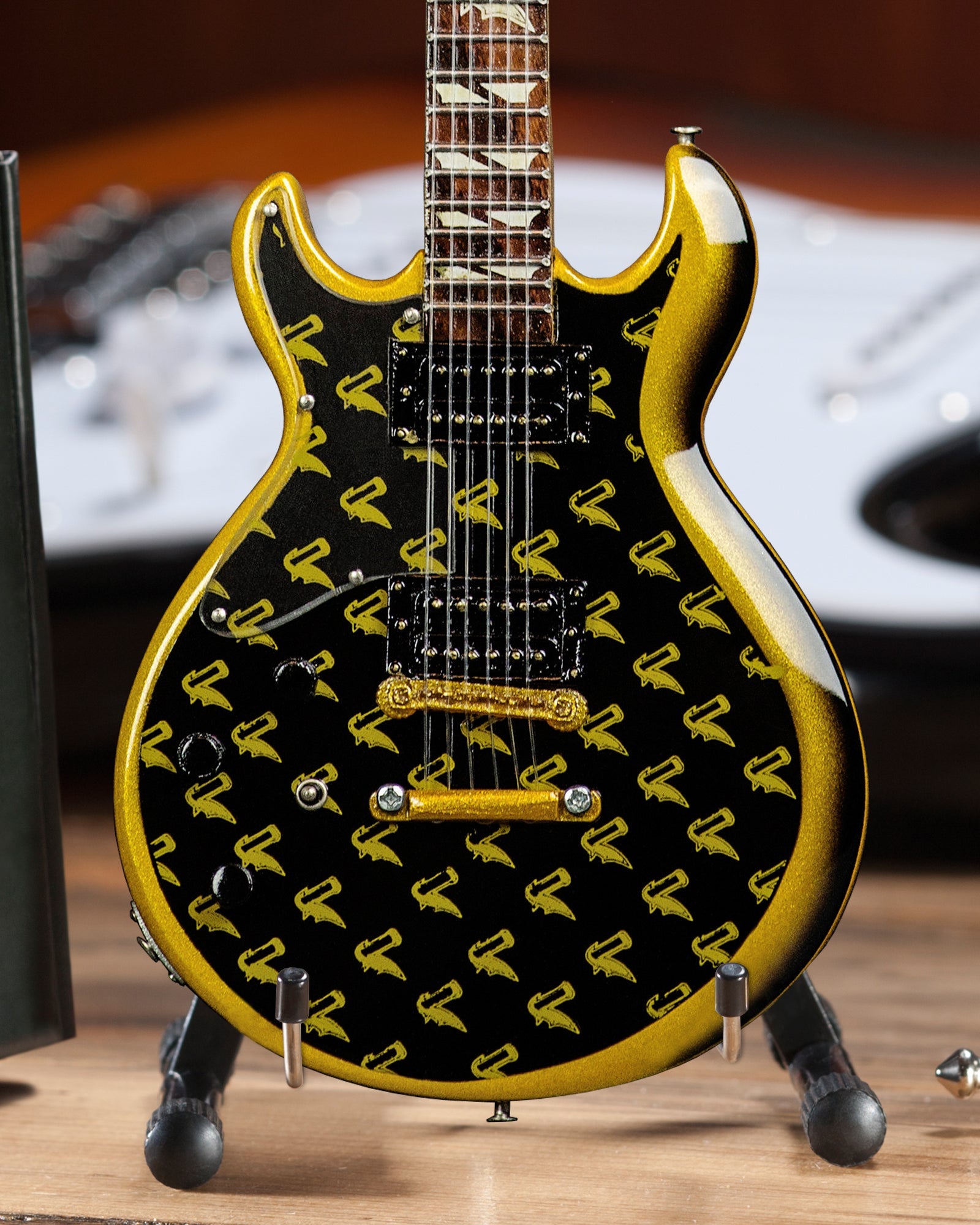 OFFICIALLY LICENSED ZACKY VENGEANCE BLADE SCHECTER MINI GUITAR FROM AV