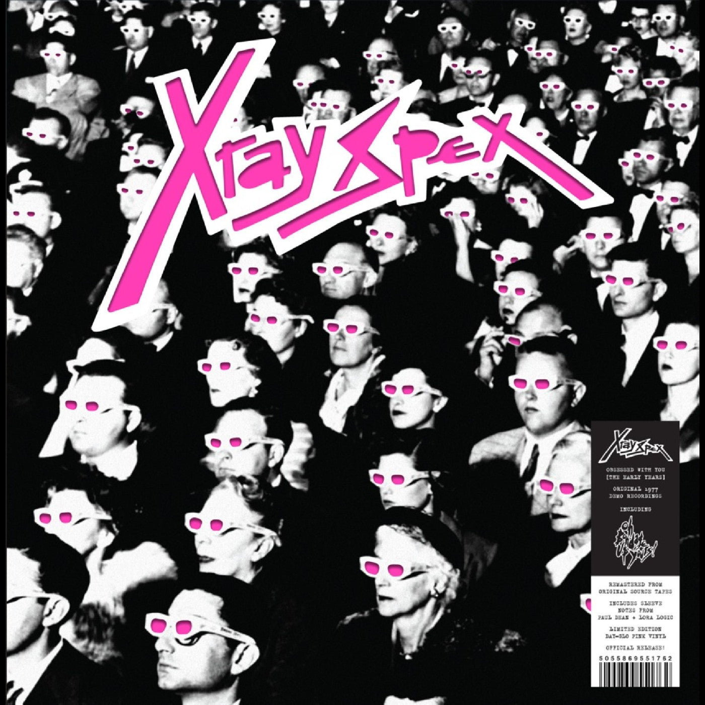 X-RAY SPEX 'OBSESSED WITH YOU (The Early Years)' LP (Day-Glo Pink Vinyl)