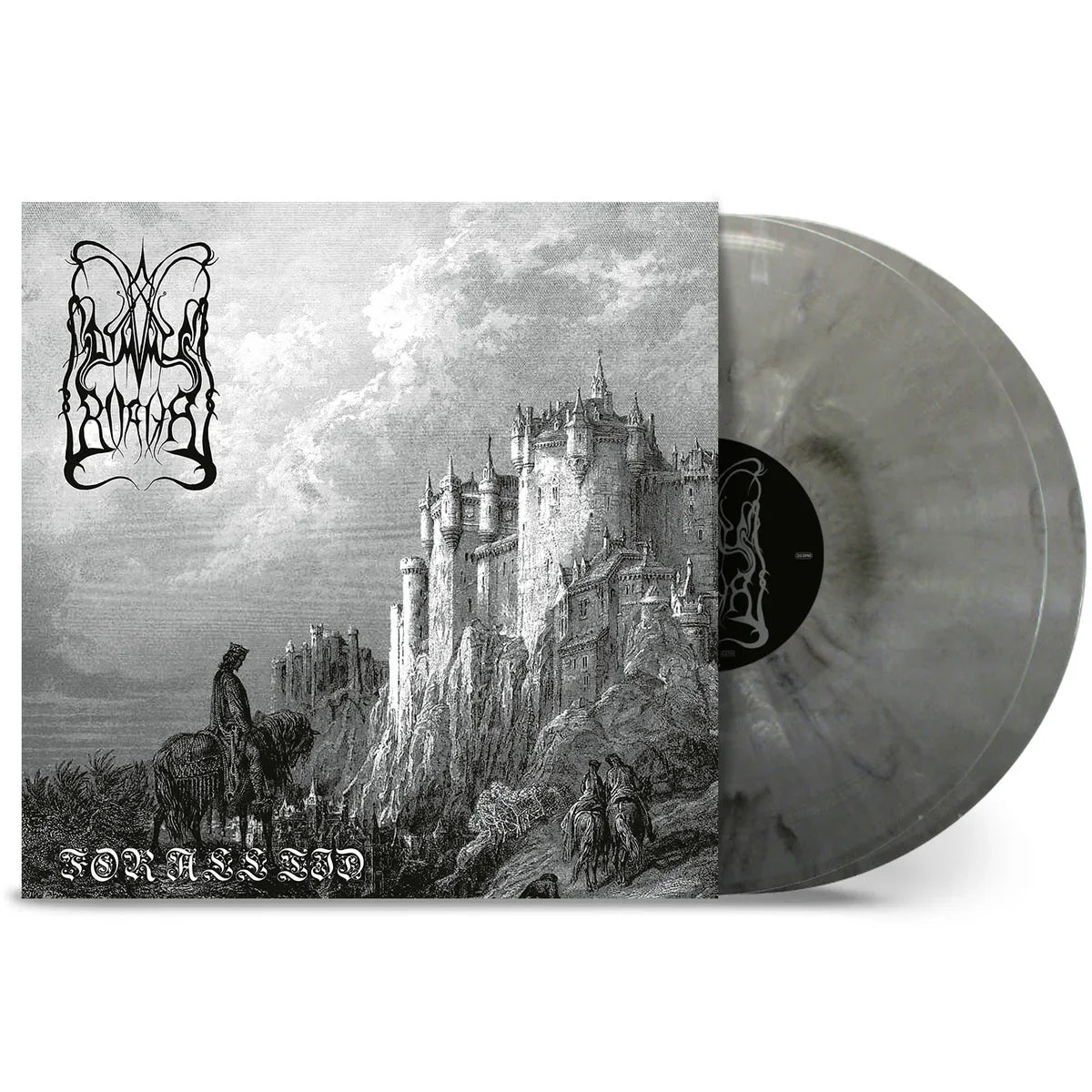 DIMMU BORGIR 'FOR ALL TID' 2LP (Silver/White/Black Marbled Vinyl)