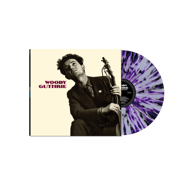 WOODY GUTHRIE 'THIS MACHINE KILLS FASCISTS' LP (Limited Edition, Purpl