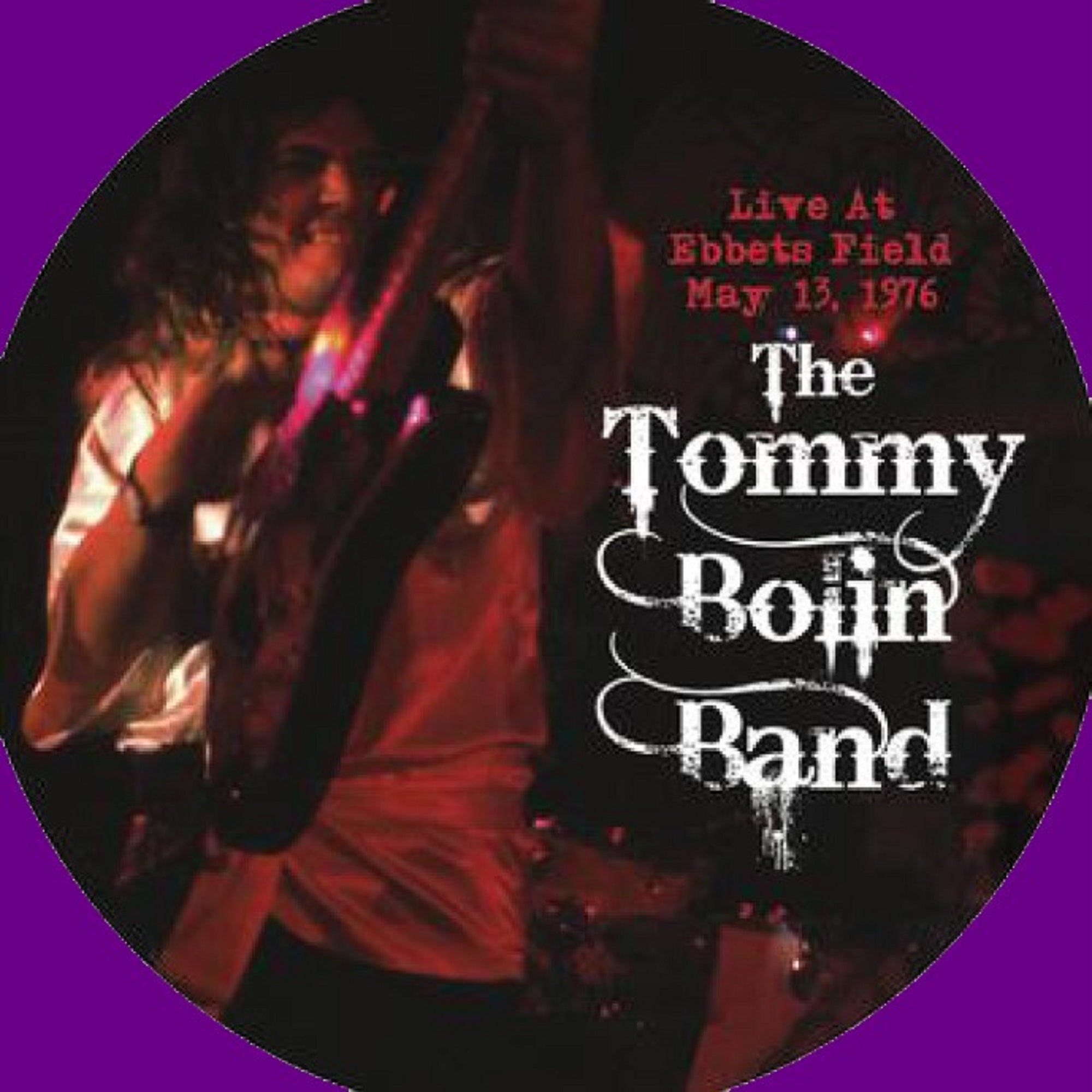 TOMMY BOLIN 'LIVE AT EBBETS FIELD 5-13-76' LP (Limited, Deep Purple Vinyl)