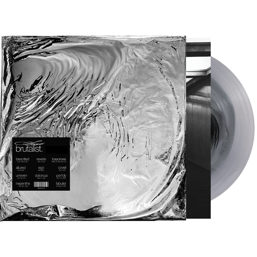 SACE6 ‘BRUTALIST’ LP (Exclusive – Limited to 100, Black in Silver in Cloudy Clear Vinyl)
