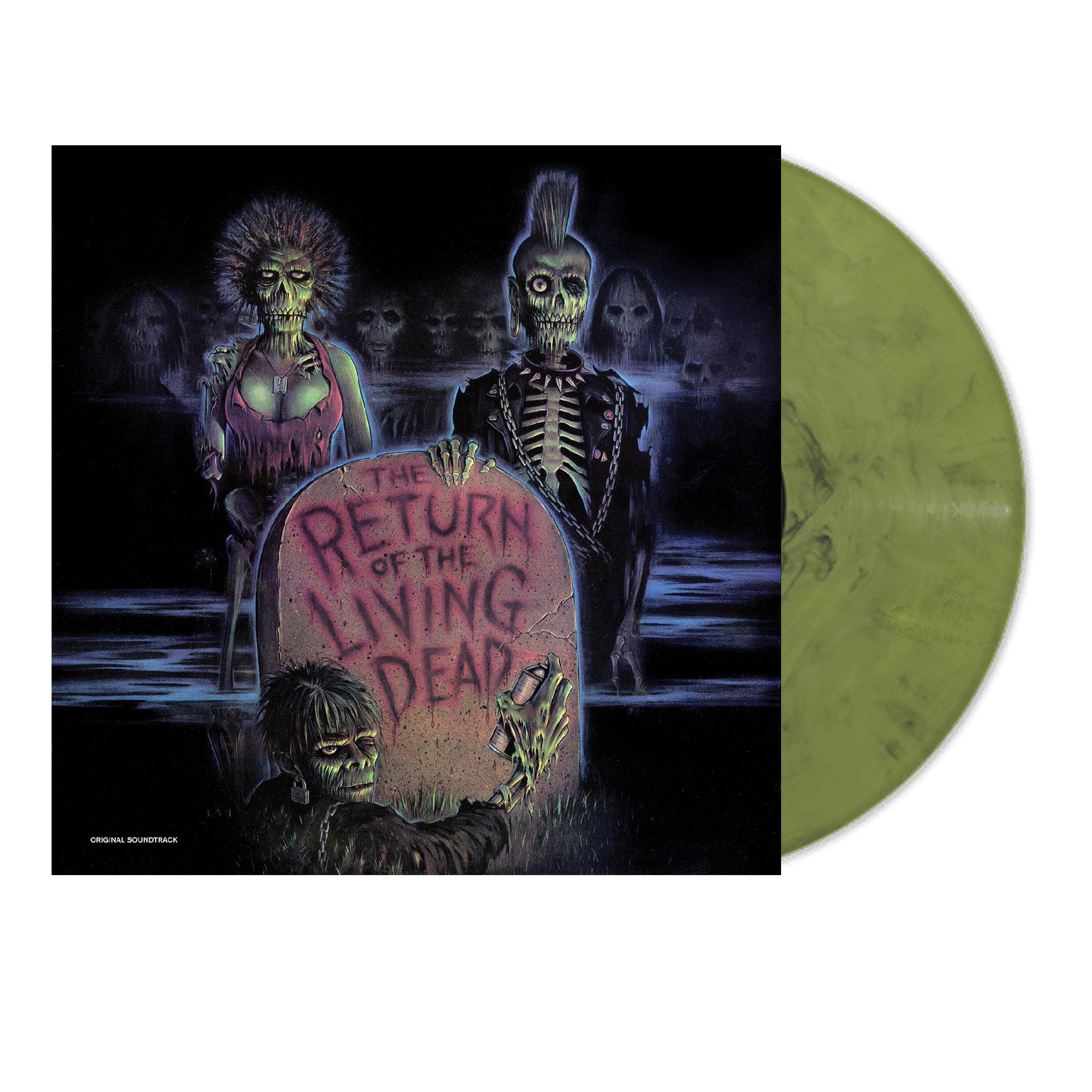 THE RETURN OF THE LIVING DEAD SOUNDTRACK LP (Green w/Black Toxic Waste Vinyl)