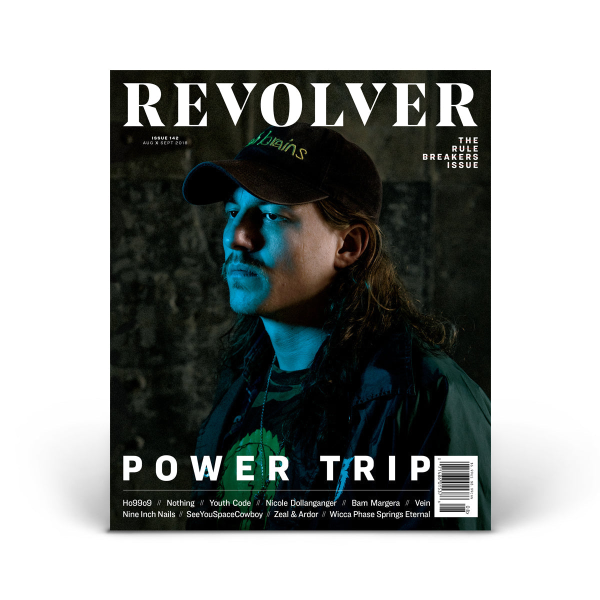 REVOLVER AUG/SEPT 2018 THE RULE BREAKERS ISSUE COVER 2 FEATURING POWER TRIP