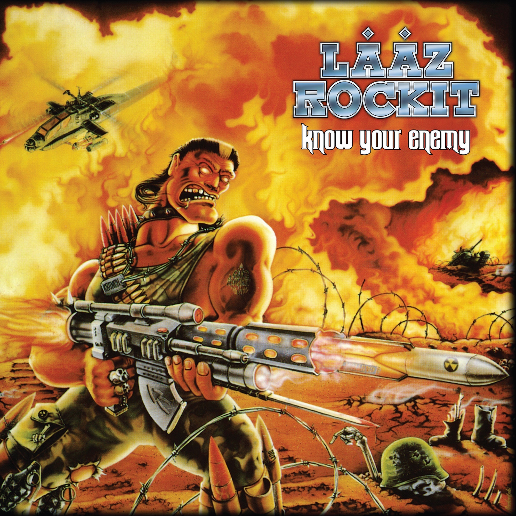 Laaz Rockit Know Your Enemy LP レコード LAAZ ROCKIT 'KNOW YOUR ENEMY' LP (Yellow Vinyl)