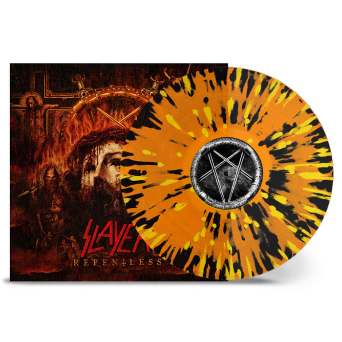 SLAYER 'REPENTLESS' LP (Transparent Orange Yellow Black Splatter)
