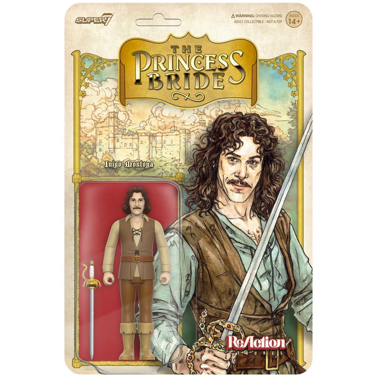 THE PRINCESS BRIDE REACTION WAVE 1 FIGURE - INIGO MONTOYA