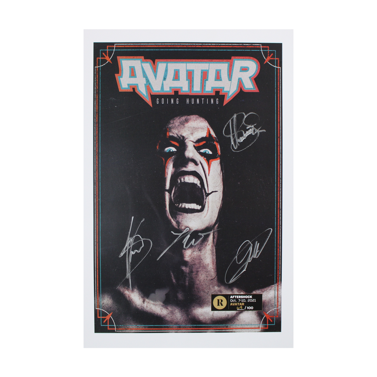 AVATAR X REVOLVER AFTERSHOCK- SIGNED FESTIVAL POSTER