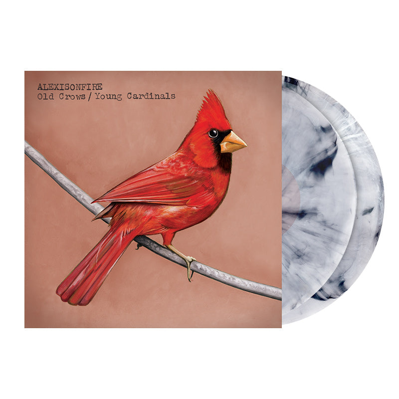 ALEXISONFIRE 'OLD CROWS/YOUNG CARDINALS' Black/White Marble LP + BrooklynVegan Special Edition Magazine (ltd to 500)