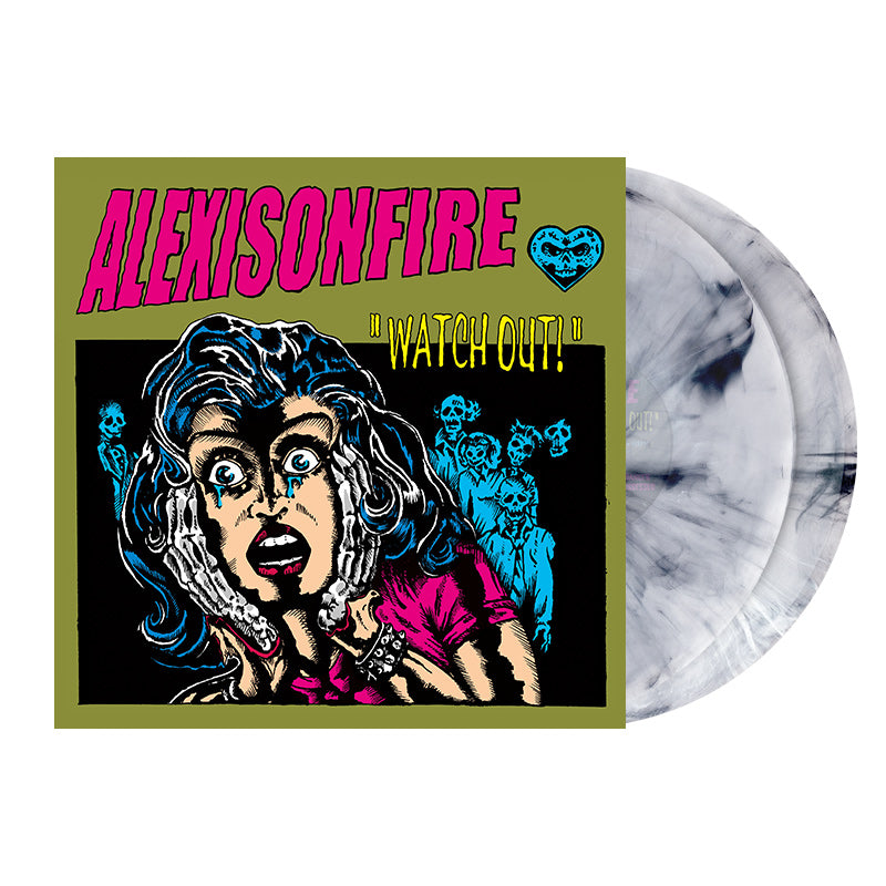 ALEXISONFIRE 'WATCH OUT!' Black/White Marble LP + BrooklynVegan Special Edition Magazine (ltd to 500)