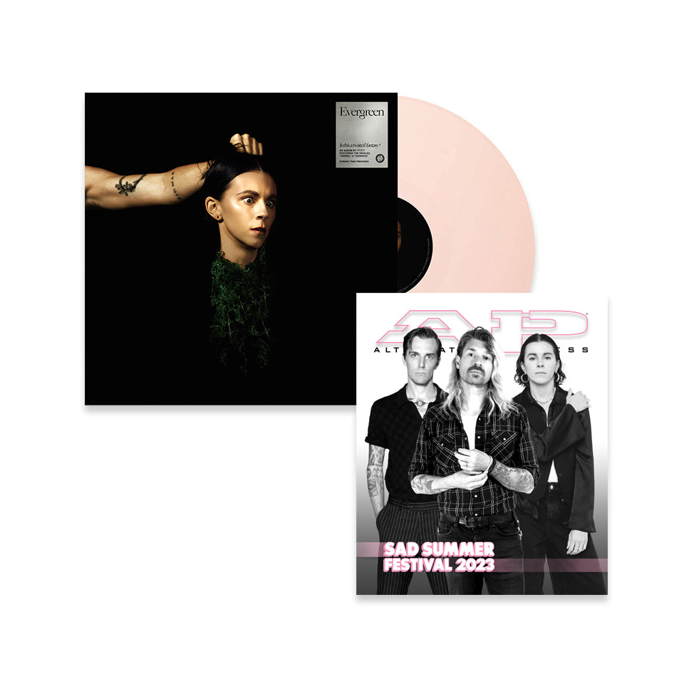 ALTERNATIVE PRESS SUMMER 2023 ISSUE FEATURING SAD SUMMER FEST + PVRIS 'EVERGREEN' LIMITED EDITION SONNET PINK VINYL
