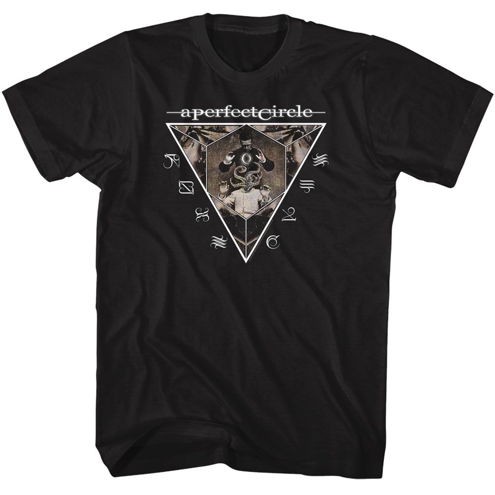 A PERFECT CIRCLE 'APC ARCANE TRIANGLE' ADULT T-SHIRT