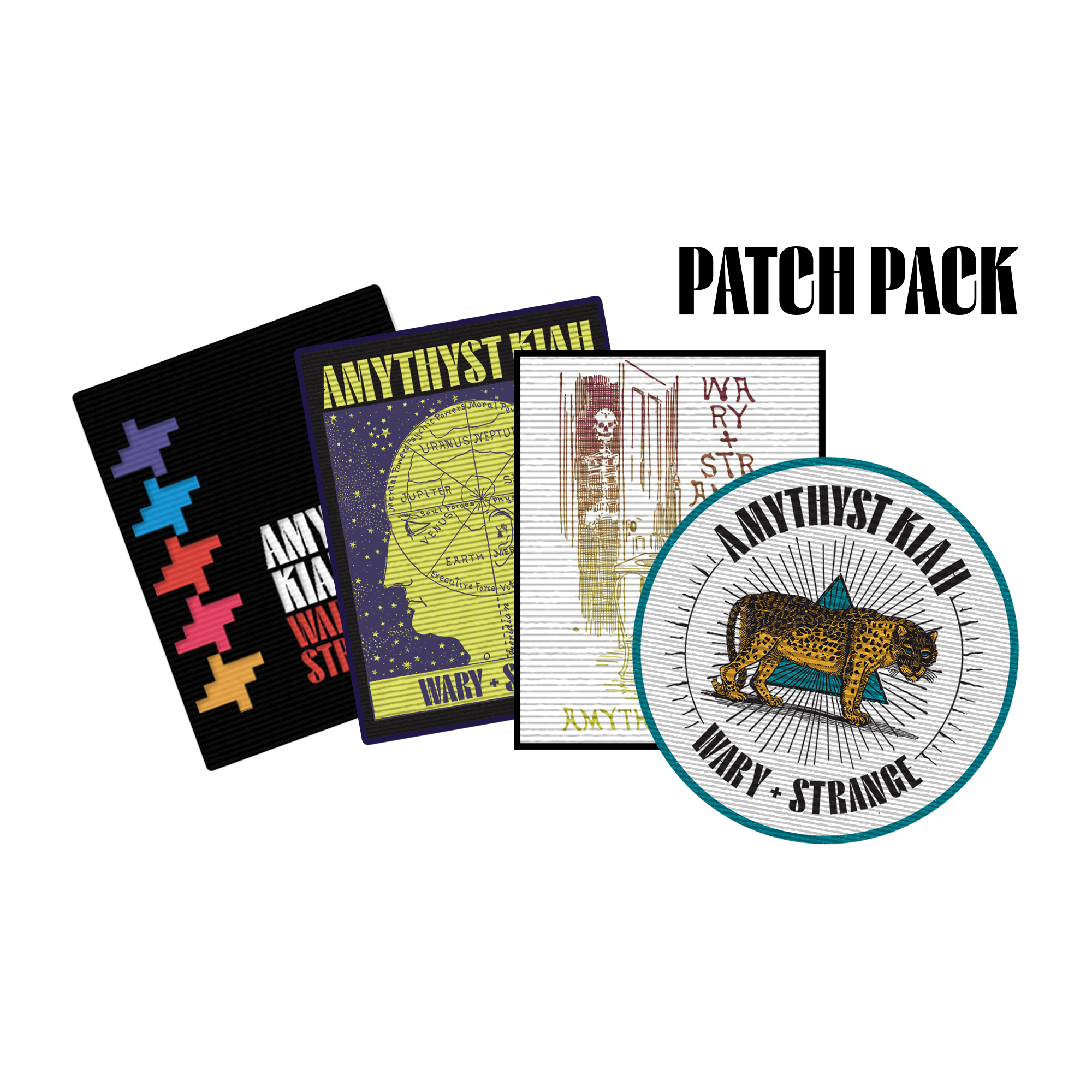 AMYTHYST KIAH 'WARY + STRANGE' PATCH SET