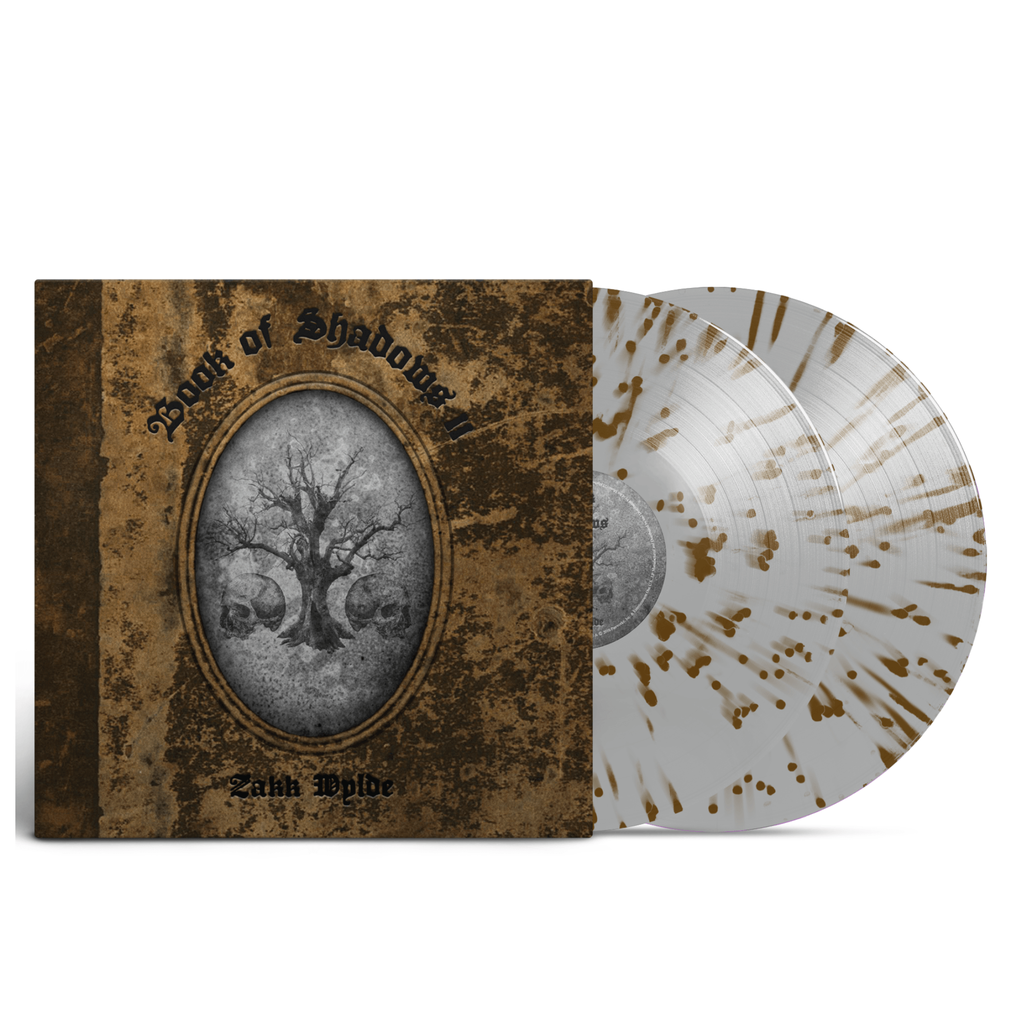 ZAKK WYLDE 'BOOK OF SHADOWS II' 2LP (Silver w/Brown Splatter Vinyl)