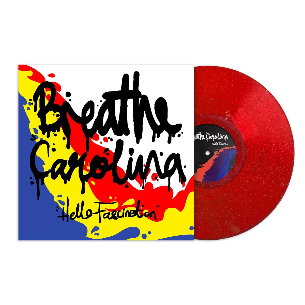 BREATHE CAROLINA ‘HELLO FASCINATION’ LP (Exclusive – Limited to 200, Ruby Glitter Vinyl)