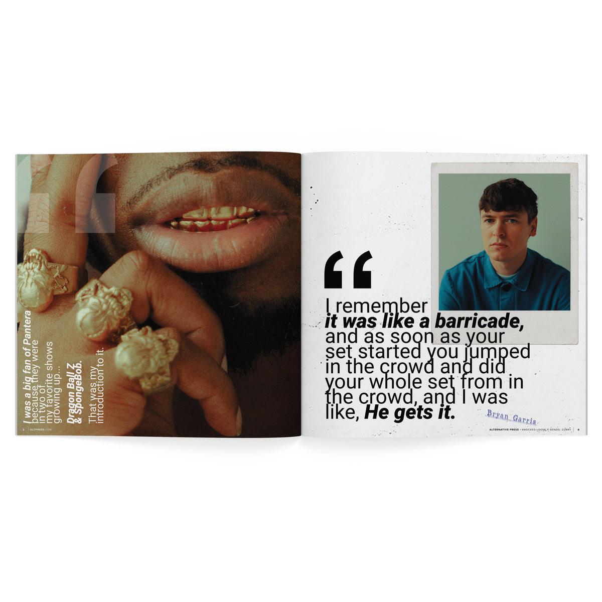KNOCKED LOOSE + DENZEL CURRY x ALT PRESS ZINE