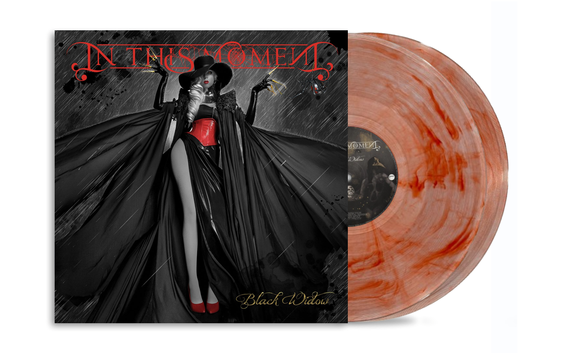 IN THIS MOMENT ‘BLACK WIDOW’ 10TH ANNIVERSARY 2LP (Limited Edition – Only 300 Made, Clear w/ Red Swirl Vinyl)