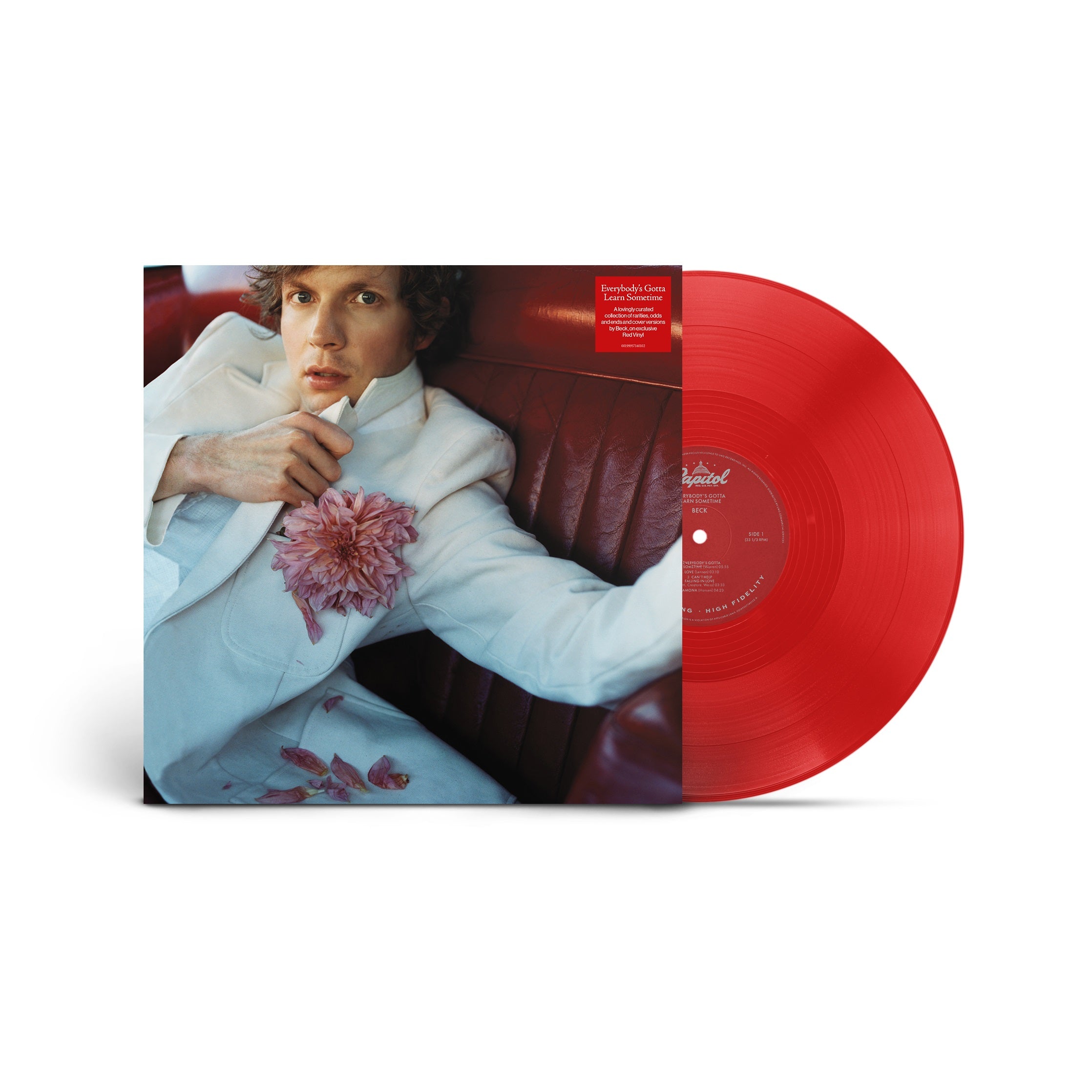BECK 'EVERYBODY'S GOTTA LEARN SOMETIME' LP (Red Vinyl)