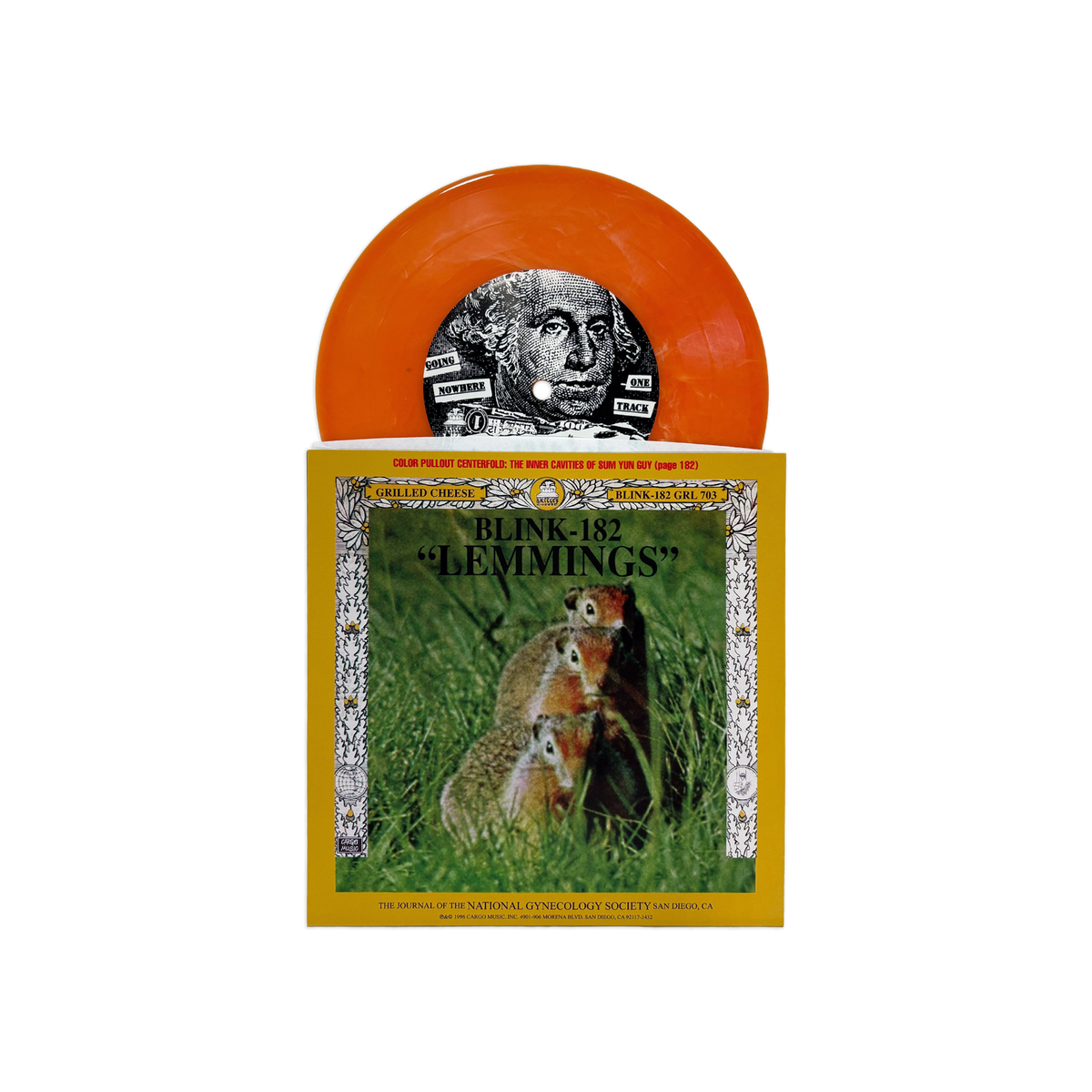 BLINK 182/SWINDLE ‘LEMMINGS SPLIT’ 7” (Exclusive – Limited to 250, Ora