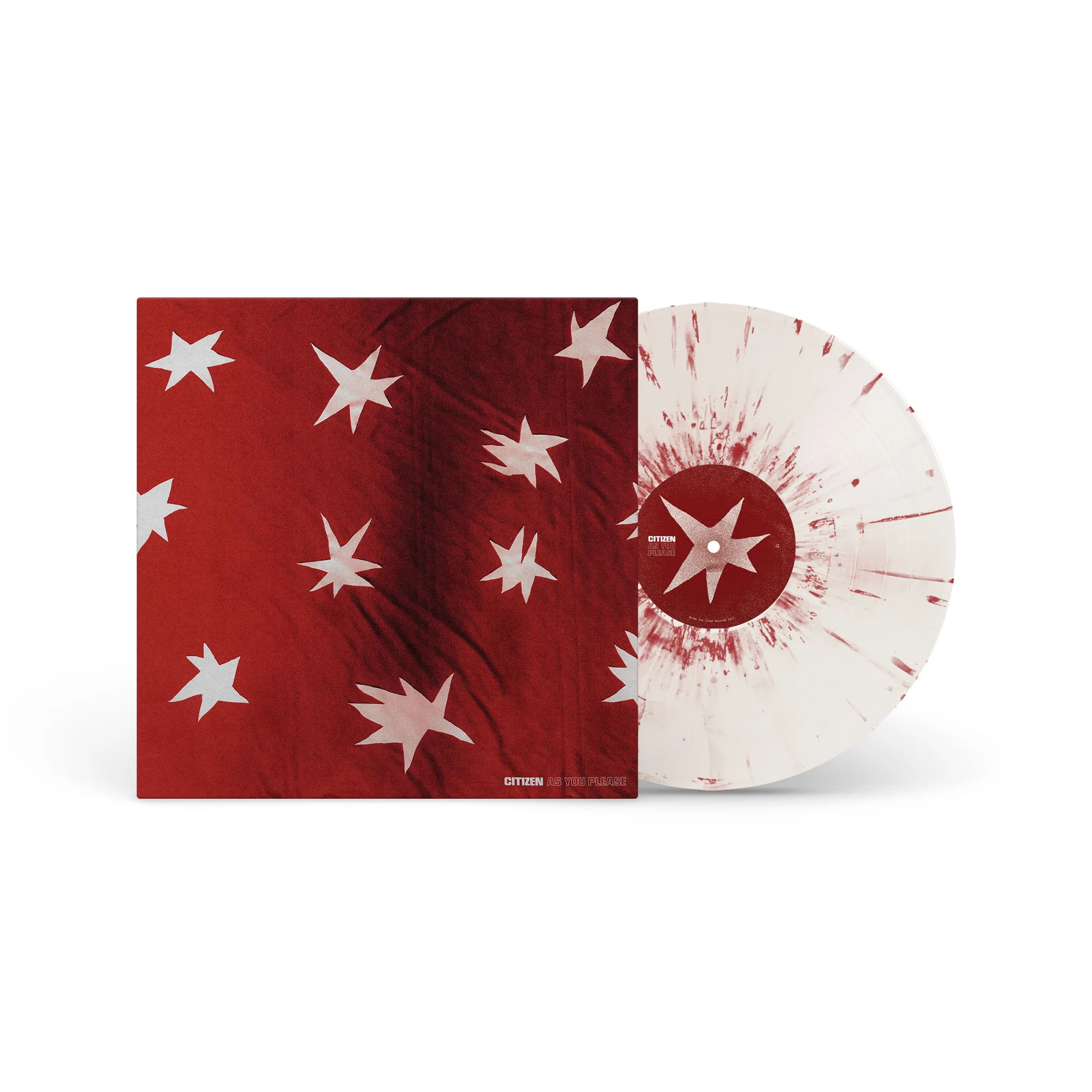 CITIZEN 'AS YOU PLEASE' LP (White w/Red Splatter Vinyl)