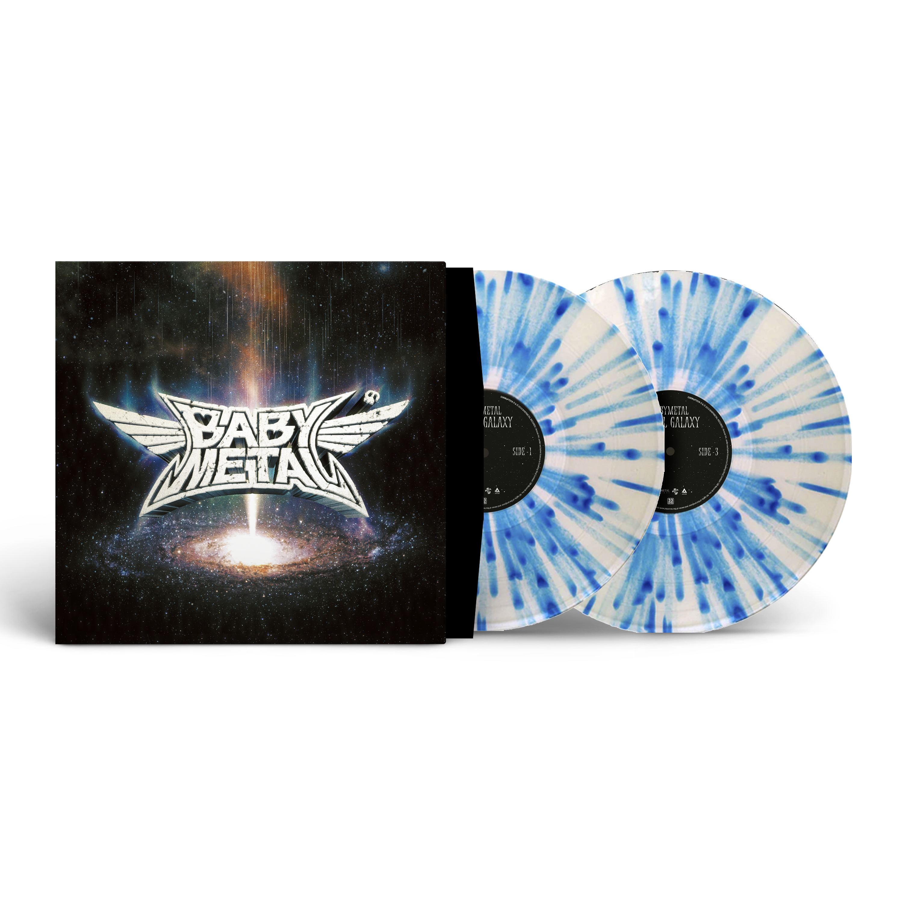 BABYMETAL 'METAL GALAXY' 2LP (White & Blue Splatter Vinyl)