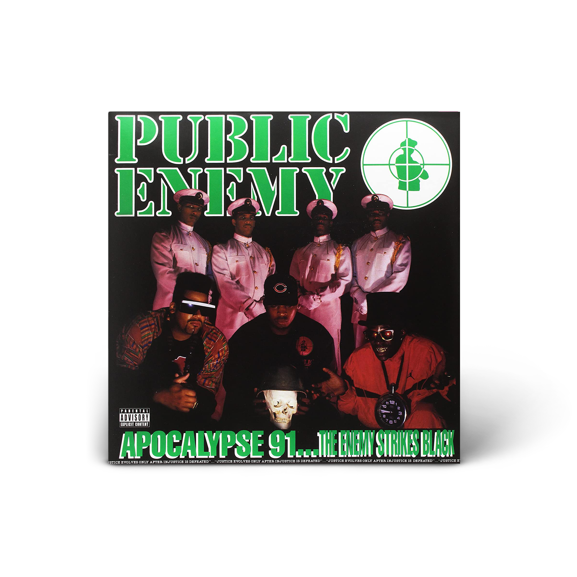 PUBLIC ENEMY - 'APOCALYPSE 91: THE ENEMY STRIKES BLACK' LP ON LIMITED EDITION TRANSLUCENT GREEN VINYL
