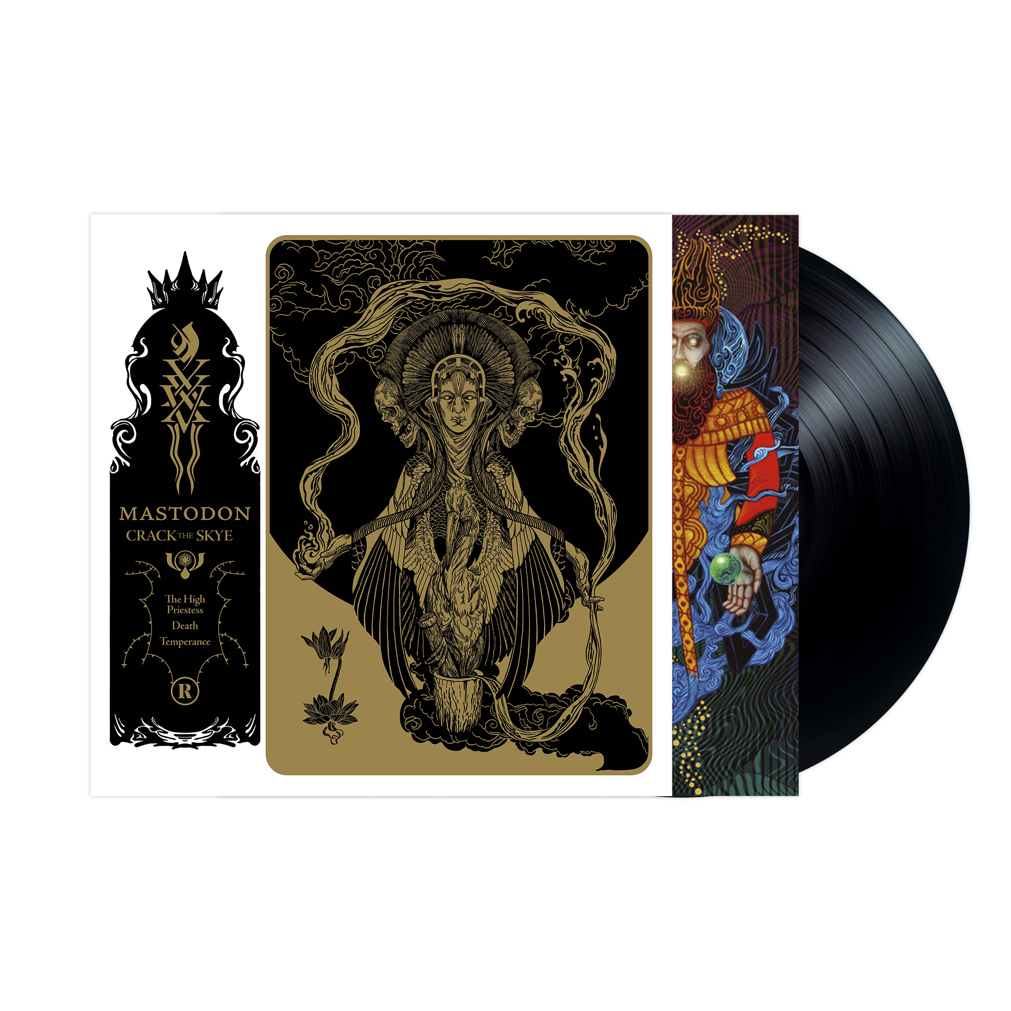 MASTODON ‘CRACK THE SKYE’ LP w/ SIGNED 12"x12" PAUL ROMANO PRINT & COLLECTORS EDITION MAGAZINE