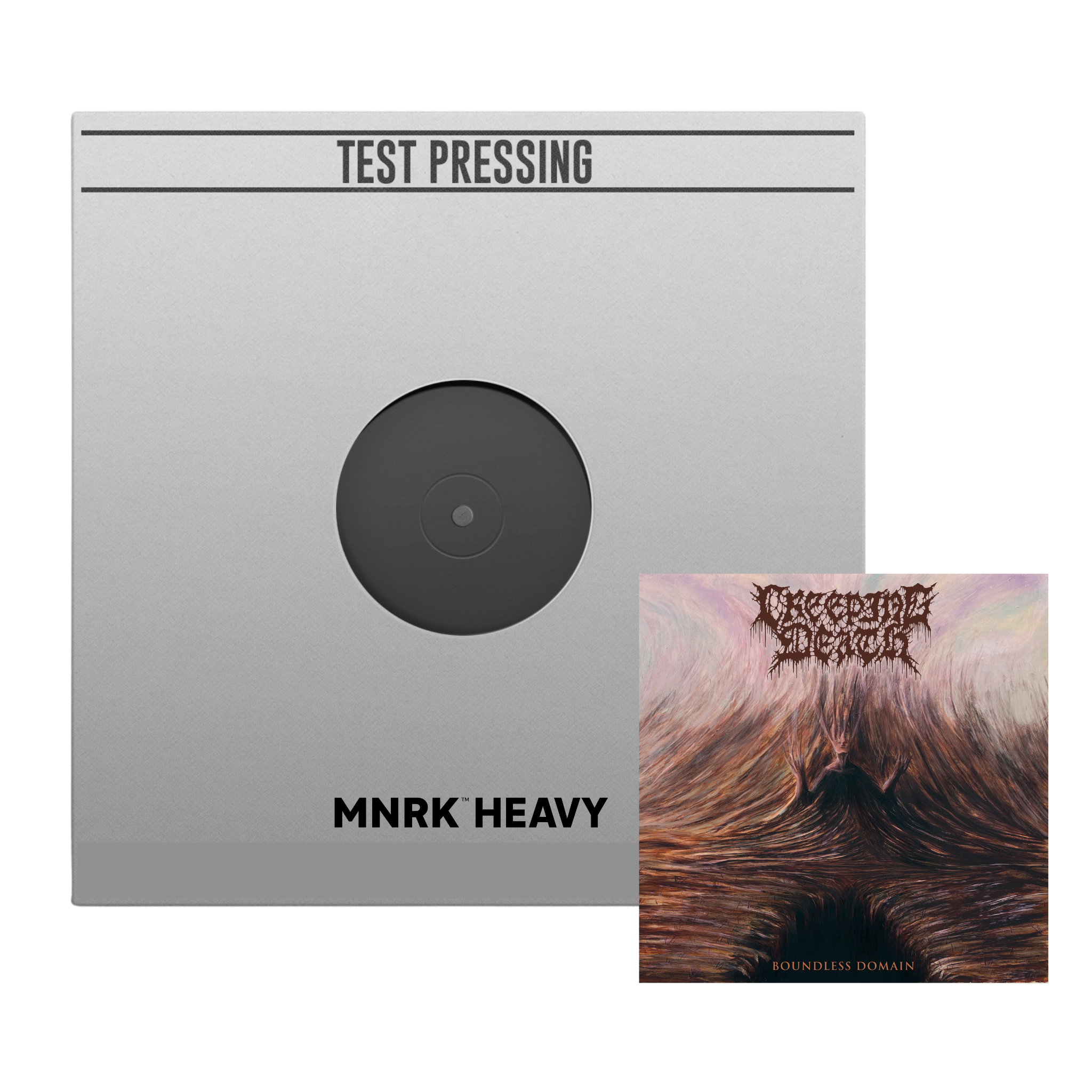 CREEPING DEATH 'BOUNDLESS DOMAIN' LP (VINYL TEST PRESSING)