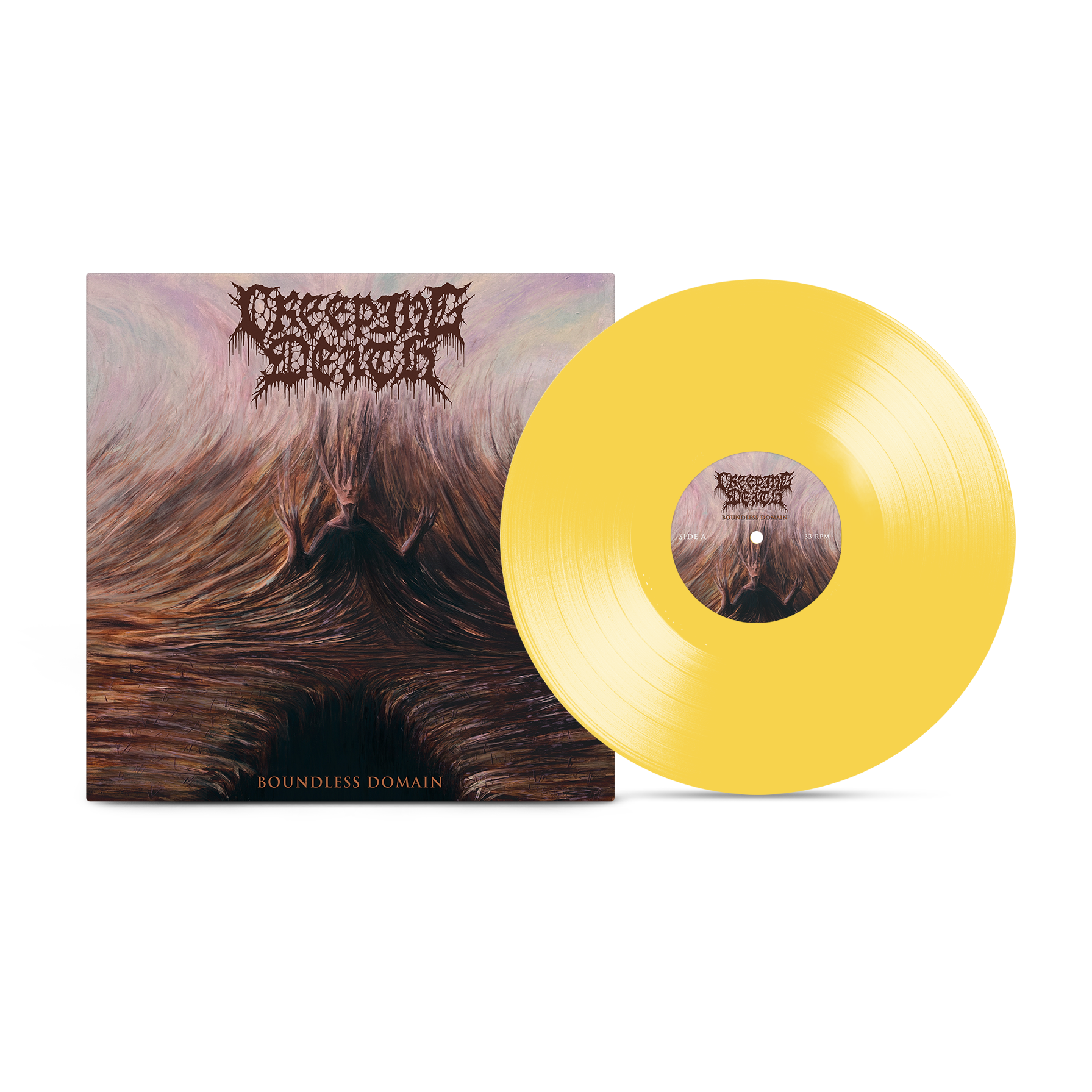 CREEPING DEATH 'BOUNDLESS DOMAIN' LP (Canary Yellow Vinyl)
