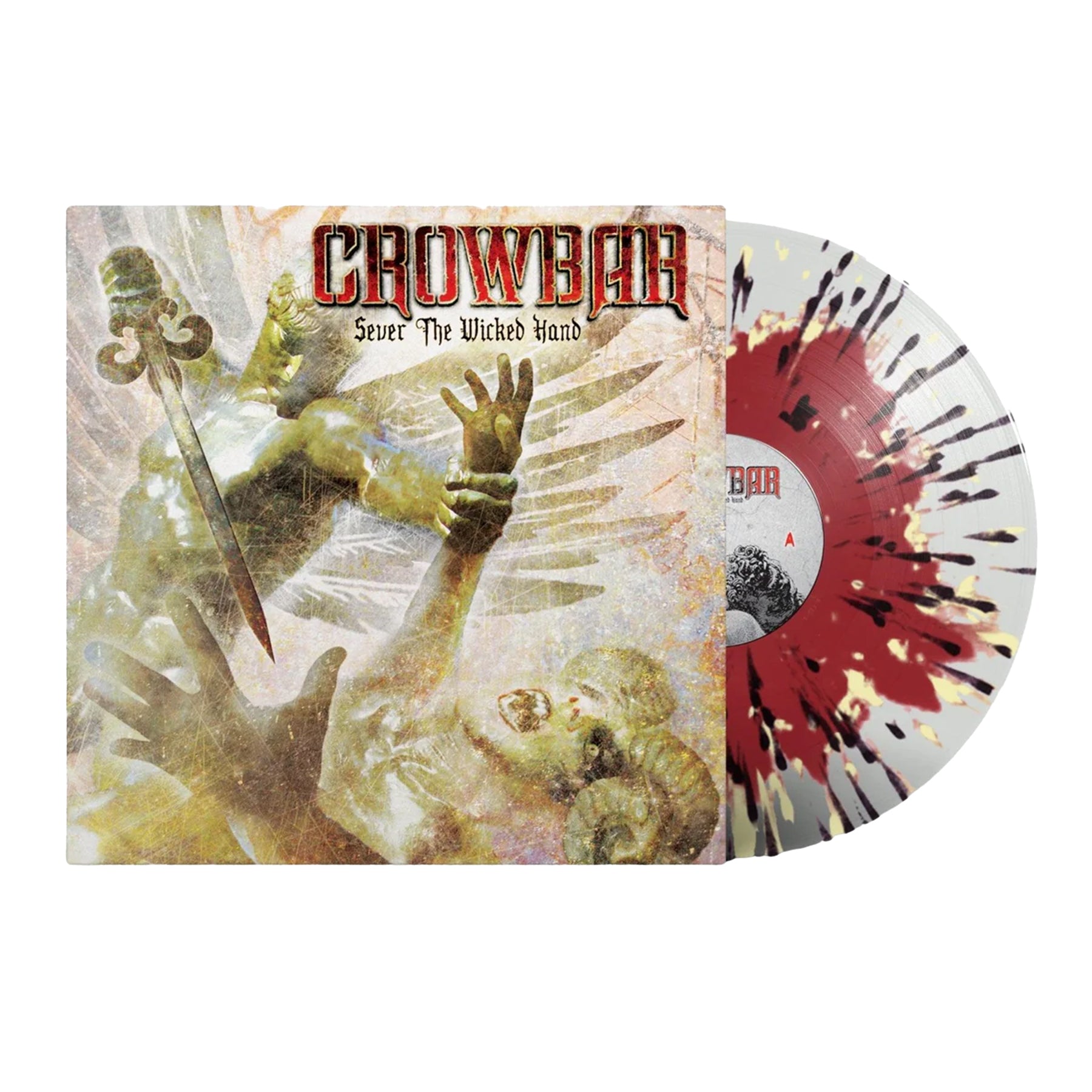 Crowbar Sever The Wicked Hand 10th Anniversary Black And Yellow Splatter Vinyl