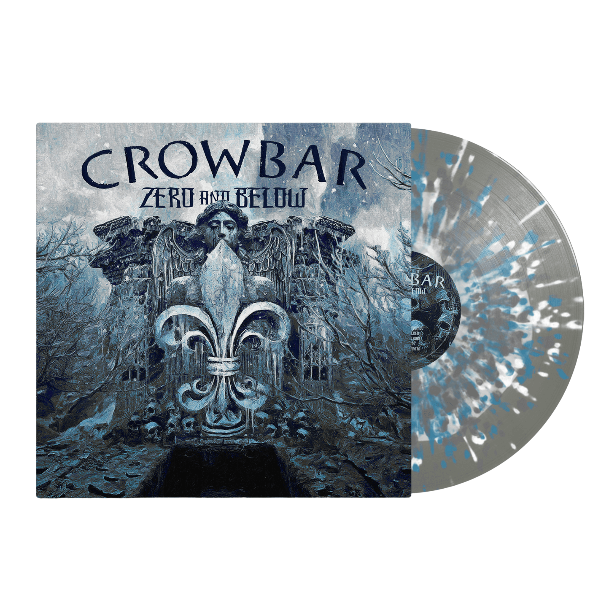 CROWBAR 'ZERO AND BELOW' LP (Milky Clear Black Ice Color In Color Vinyl)