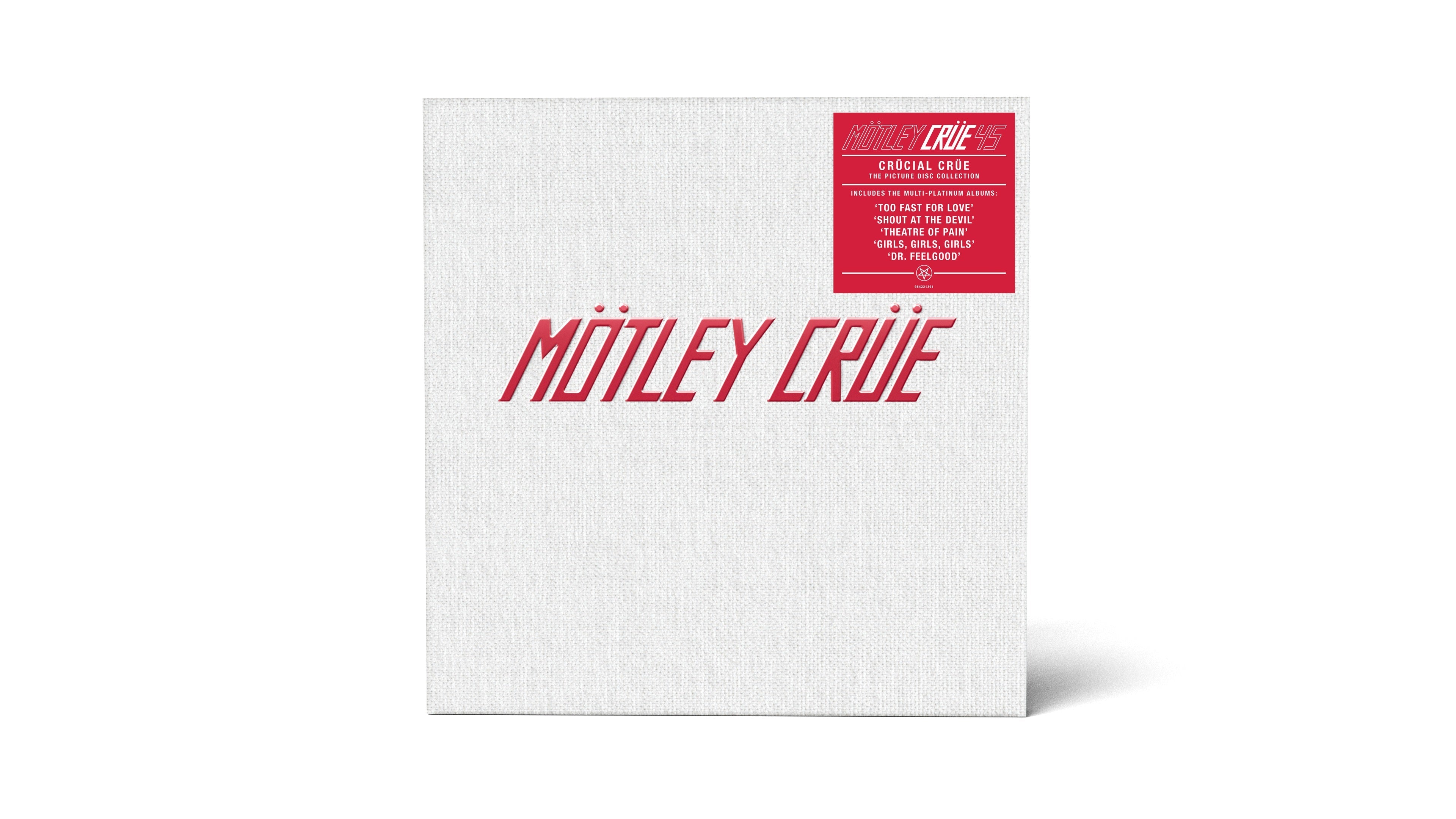 MOTLEY CRUE 'CRUCIAL CRUE 5LP DELUXE BOX SET (45th Anniversary, Pictur