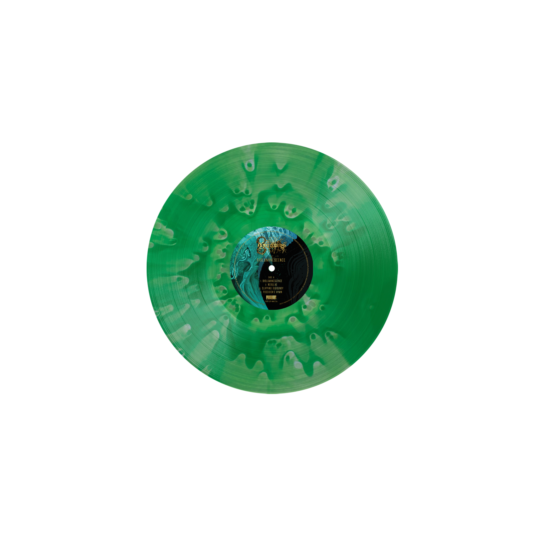 DAWN OF OUROBOROS 'BIOLUMINESCENCE' LP (Emerald Ghostly + Glow In The Dark Splatter Vinyl)