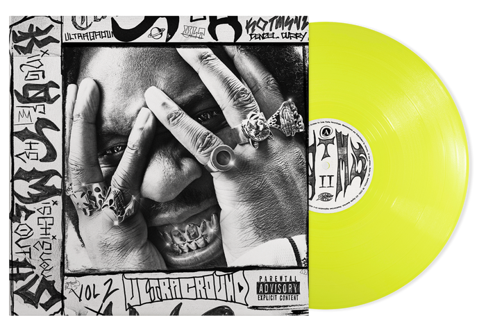 DENZEL CURRY ‘KING OF THE MISCHIEVOUS SOUTH VOL. 2’ LP (Limited Edition – Only 500 Made, Translucent Highlighter Yellow Vinyl)